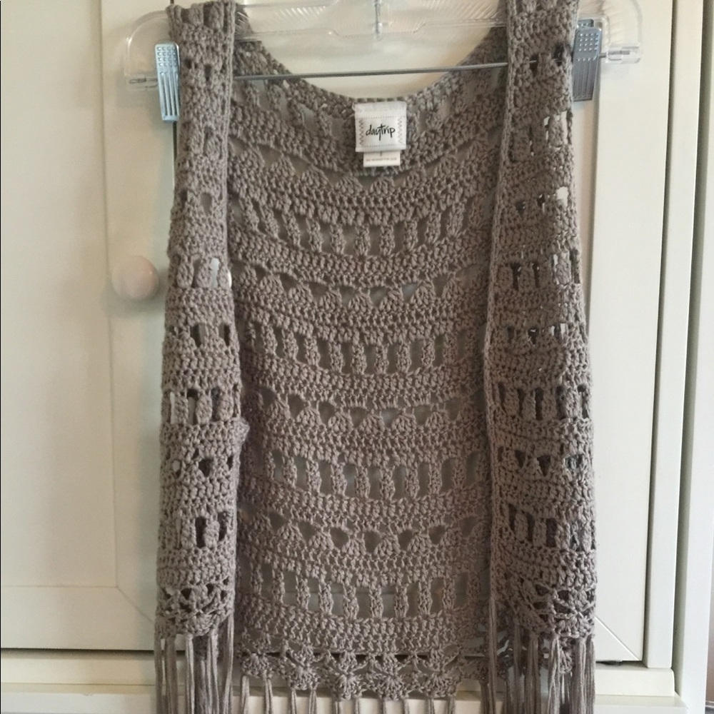 Crochet vest with fridge!